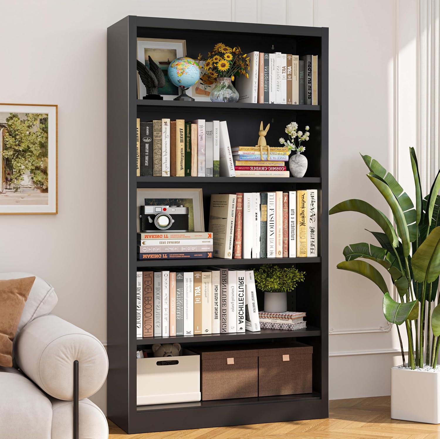 Home Office And Library - Libreria in metallo da 55