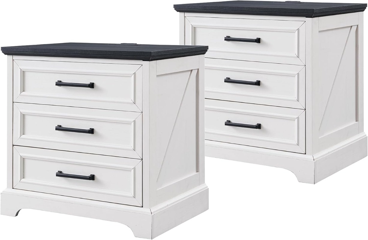 Desk Drawer Small - ACCOHOHO Set di 2 Comodini Stile