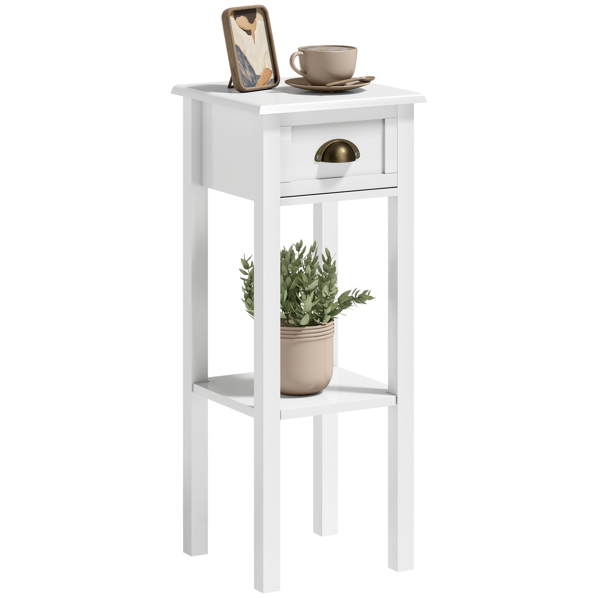 Desk Drawer Small - Tavolino stretto Homcom con cassetto e