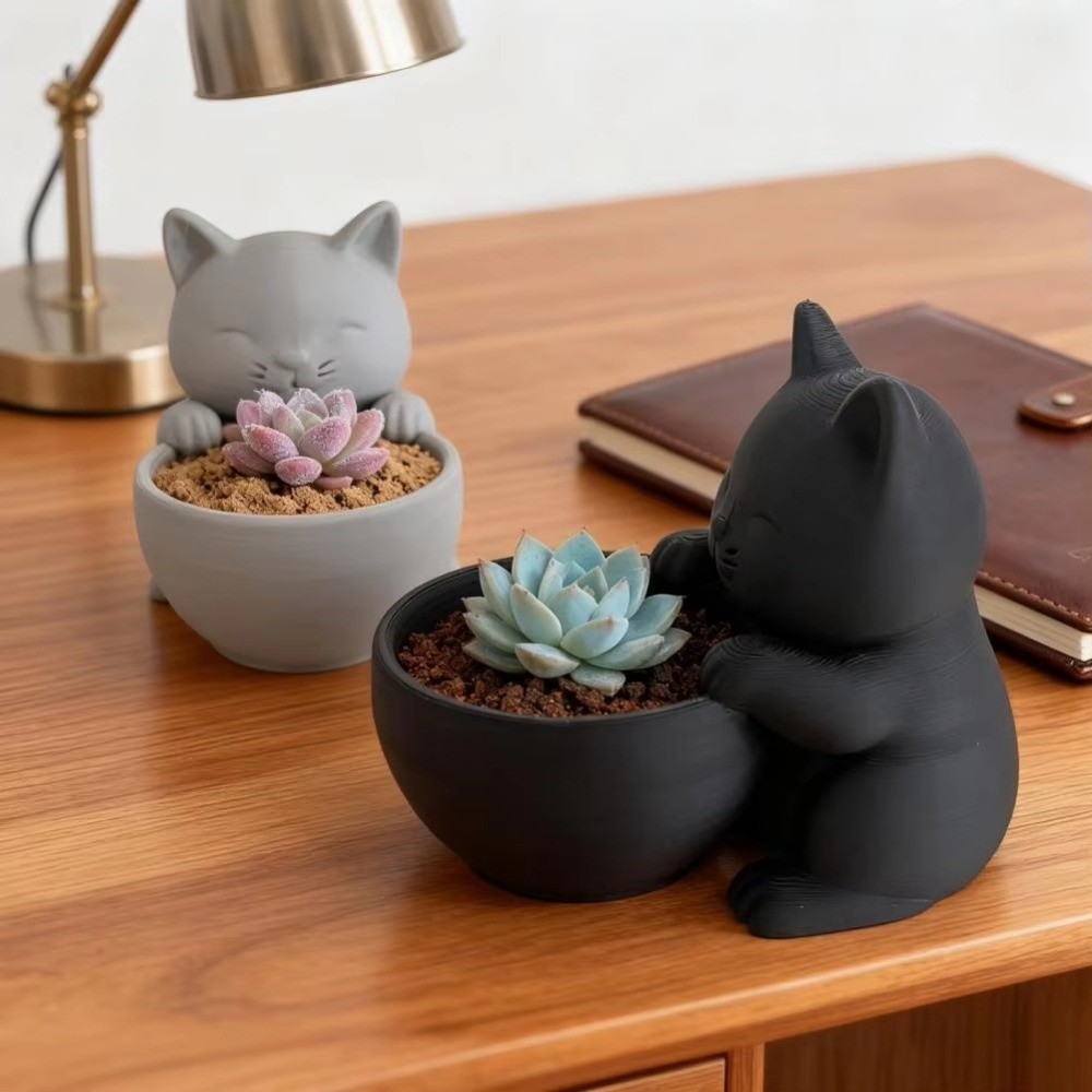 Plant Desk Mini - Mini Vaso per Fiori con Fori
