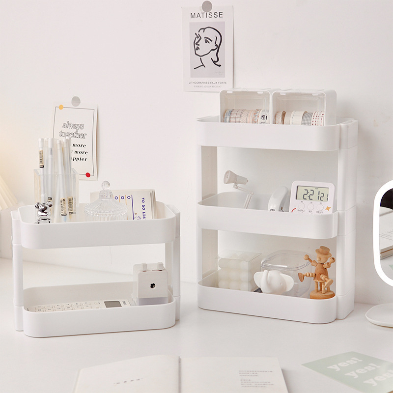 Desk Drawer Small - Scaffali Multifunzionali a Doppio Strato, Organizzatore