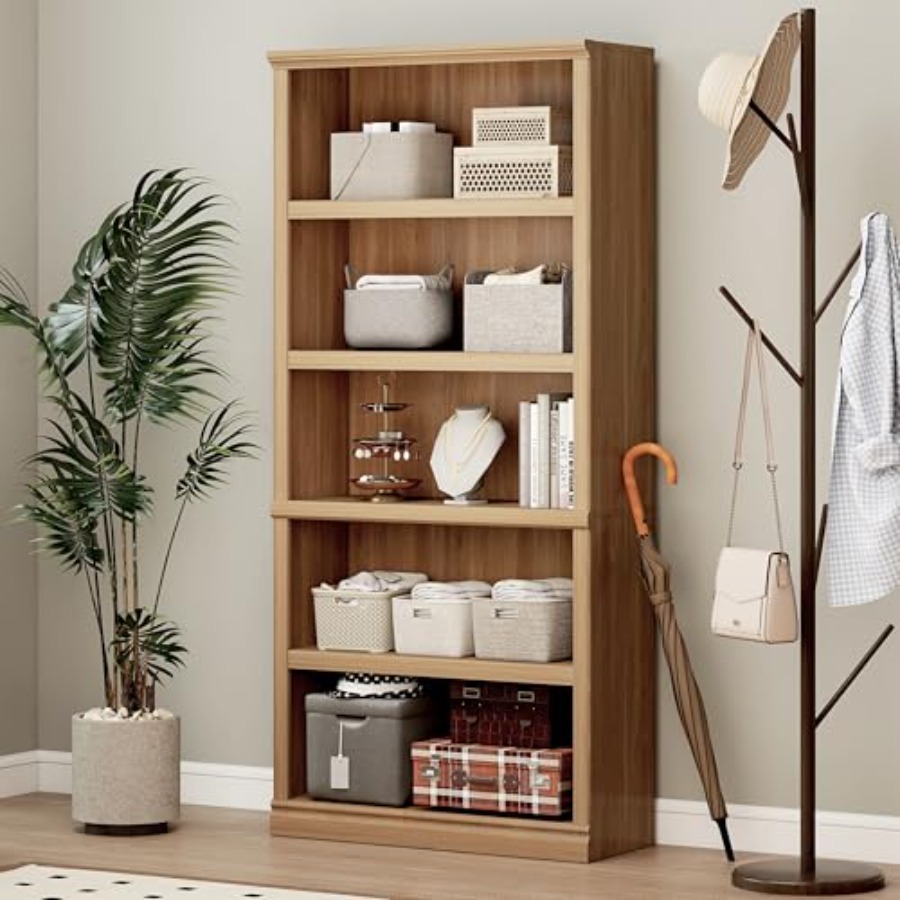 Libreria alta 70 cm in rovere  - Home Office And Library recensione e prezzo