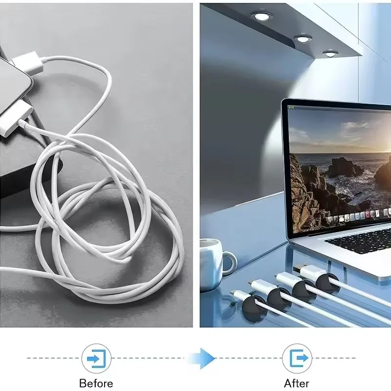 5/50 pz Cavo Clip Avvolgitore  - Home Office Organization recensione e prezzo