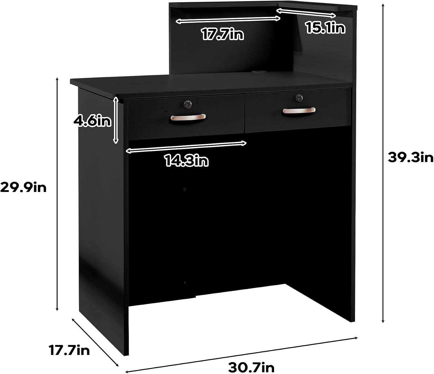 Bancone Reception Compatto con - Desk Drawer Small recensione e prezzo