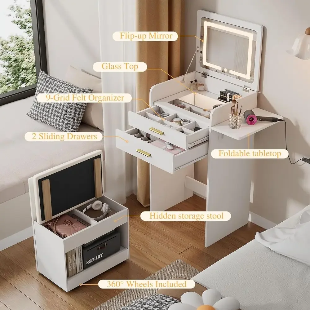 Tavolo da Trucco Compatto con  - Desk Drawer Small recensione e prezzo