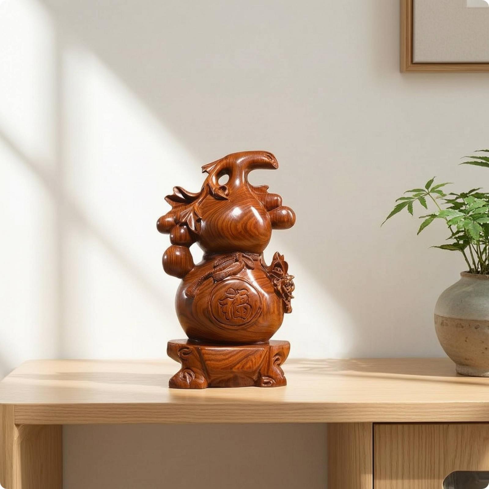 Elegante Scultura in Legno di  - Home Office Feng Shui recensione e prezzo