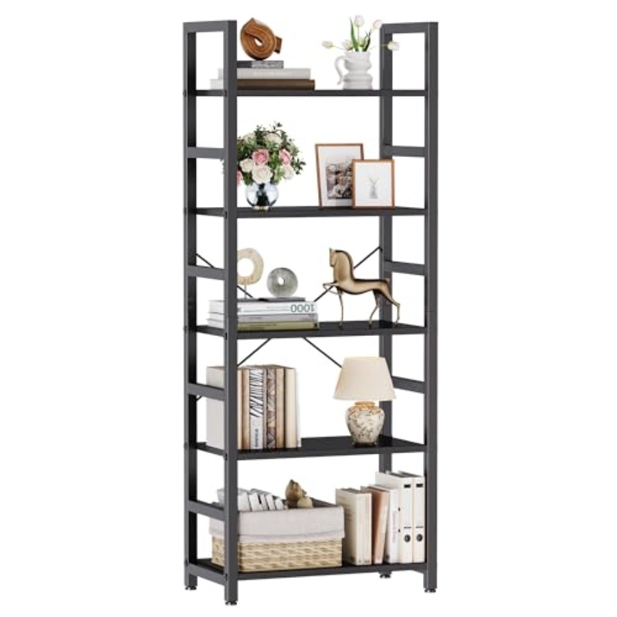 Libreria a 5 Ripiani, Scaffale - Home Office Bookshelves recensione e prezzo