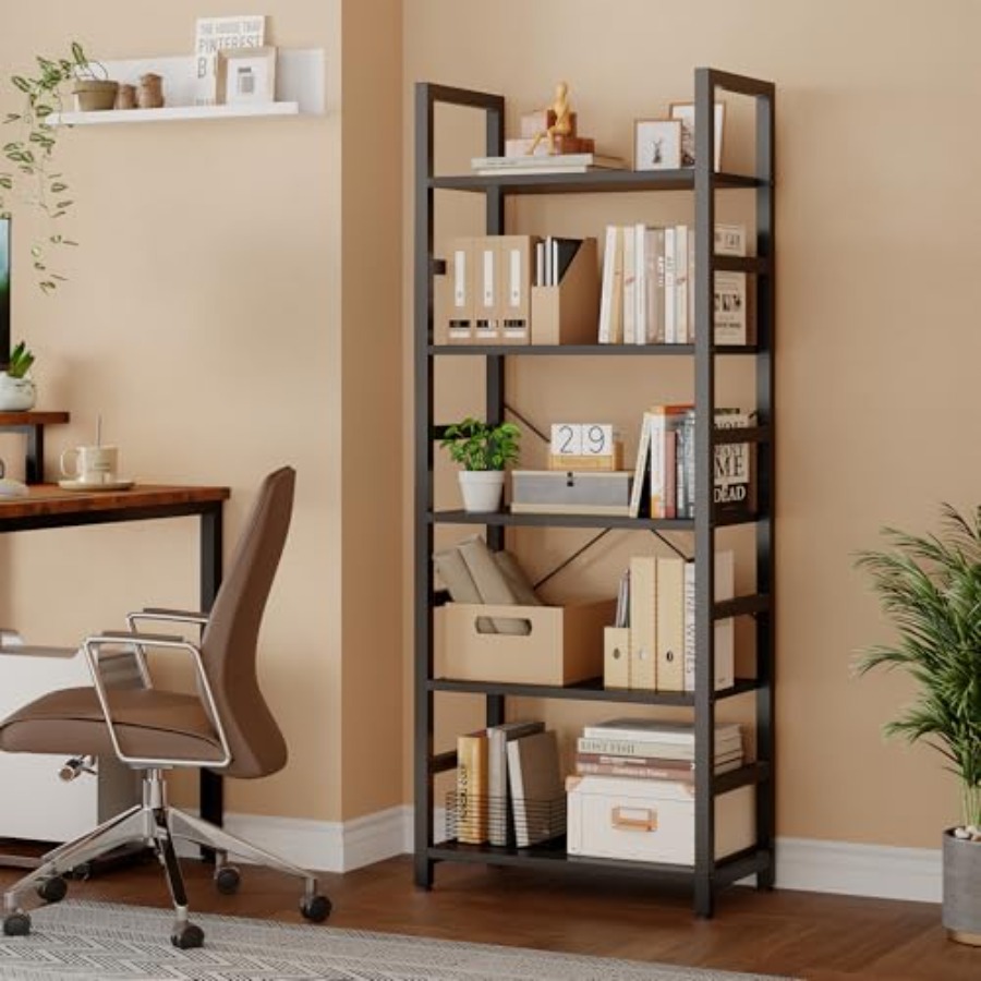 Libreria a 5 Ripiani, Scaffale - Home Office Bookshelves recensione e prezzo