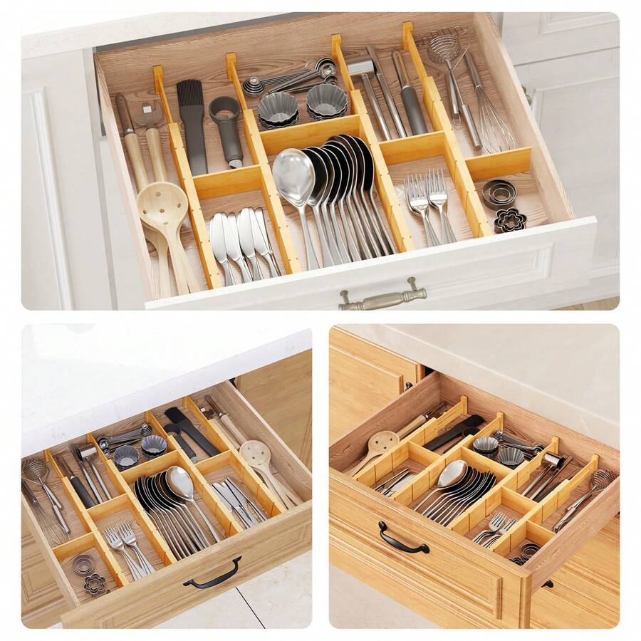 Divisori per cassetti in bambù - Home Office Organization recensione e prezzo