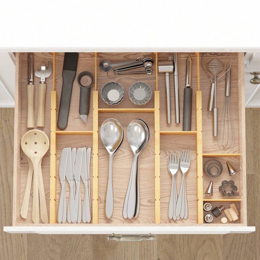 Divisori per cassetti in bambù - Home Office Organization recensione e prezzo