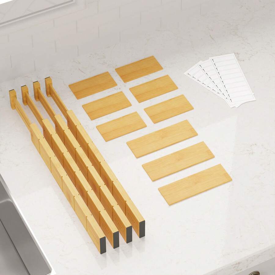 Divisori per cassetti in bambù - Home Office Organization recensione e prezzo