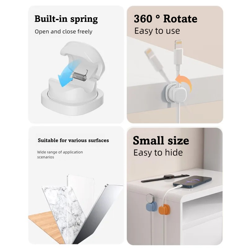 organizer per cavi adesivo Cli - Home Office Organization recensione e prezzo