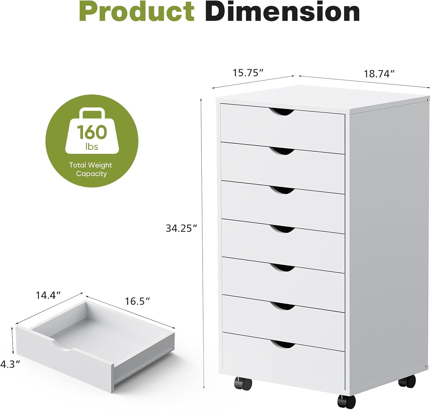 Mobiletto con 7 cassetti su ru - Desk Drawer Small recensione e prezzo