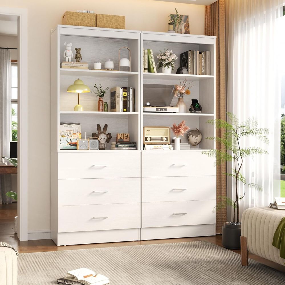 Libreria in Legno Bianco a 6 R - Home Office Bookshelves recensione e prezzo