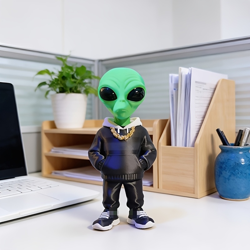 1 Pezzo Figura di Alieno Verde - Home Office Bookshelves recensione e prezzo